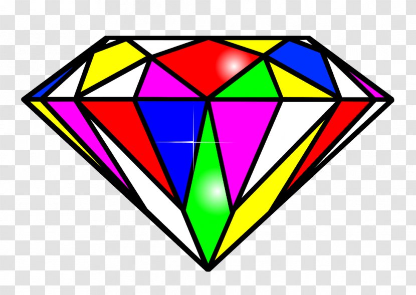 Rainbow Pool Color Clip Art - Diamond - Purplish Blue Triangle Transparent PNG