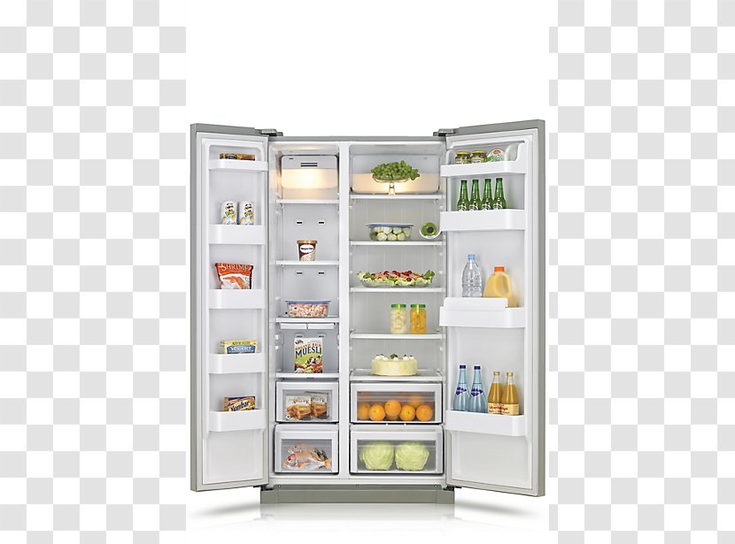 Refrigerator Auto-defrost Samsung A-Series RSA1SHPN RSA1RTMG1 - Frigorifico Side By Transparent PNG