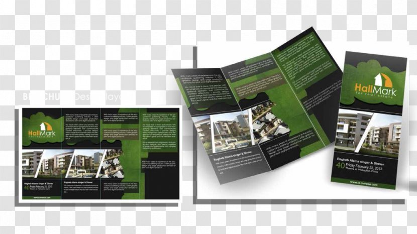 Advertising Brochure Page Layout - Real Estate Flyer Transparent PNG