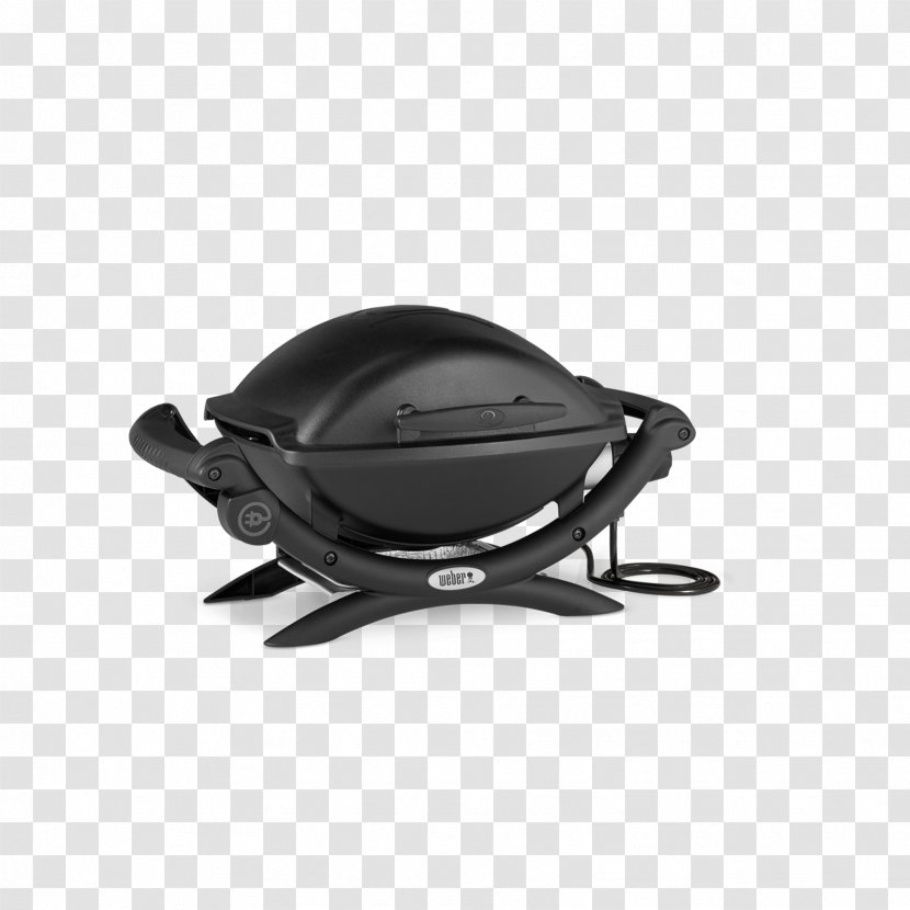 Barbecue Weber Q Electric 2400 1400 Dark Grey Weber-Stephen Products Grilling - Electricity - Q1400 Electic Grill Cart Transparent PNG