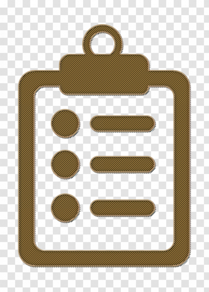 Medical Icon Medical Notes Symbol Of A List Paper On A Clipboard Icon List Icon Transparent PNG