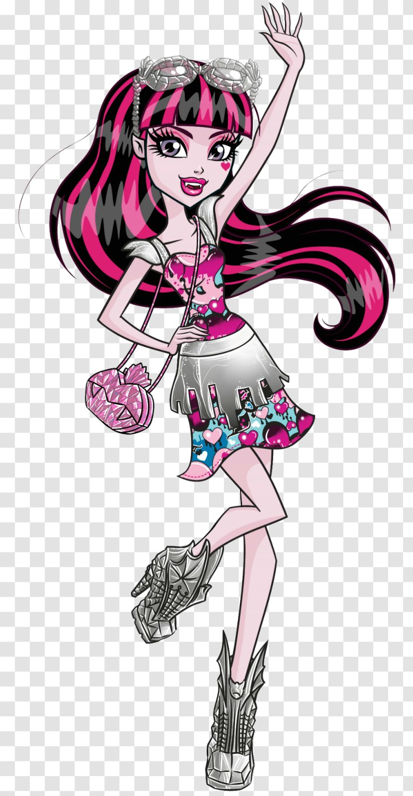 Frankie Stein Monster High Doll Toy Ever After - Silhouette - Hay Transparent PNG