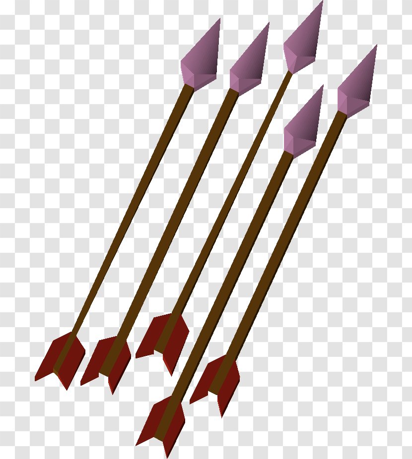 Old School RuneScape Fire Arrow Fletching - Amethyst Transparent PNG