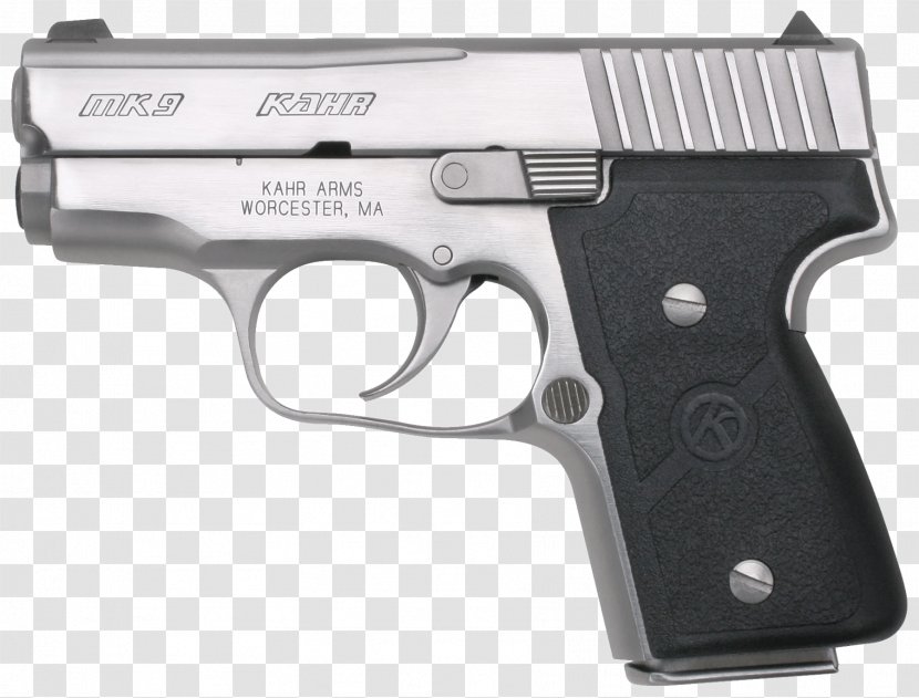 Kahr Arms K Series Firearm 9×19mm Parabellum Semi-automatic Pistol - Gun - Handgun Transparent PNG