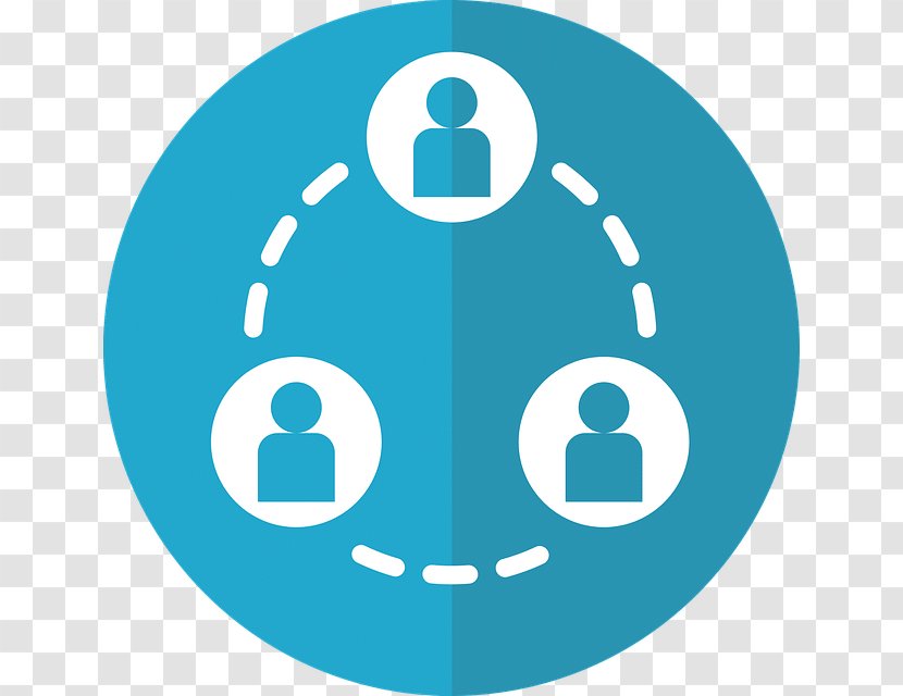 Social Media Community Collaboration Network - Blue - Networking Transparent PNG