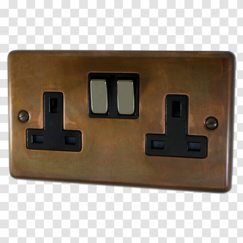 Copper Electrical Switches AC Power Plugs And Sockets Tarnish Socket Store - Metal - Flatline] Transparent PNG
