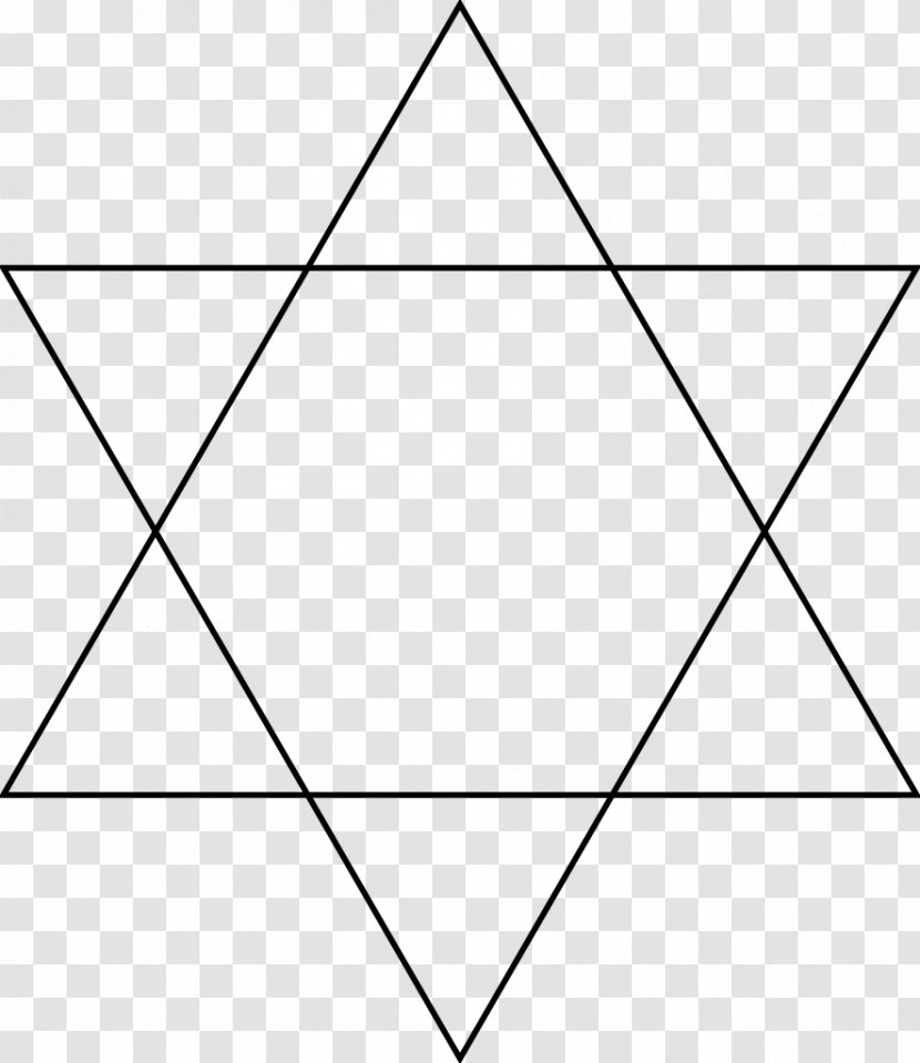 Hexagram Star Polygon Of David Symbol Transparent PNG