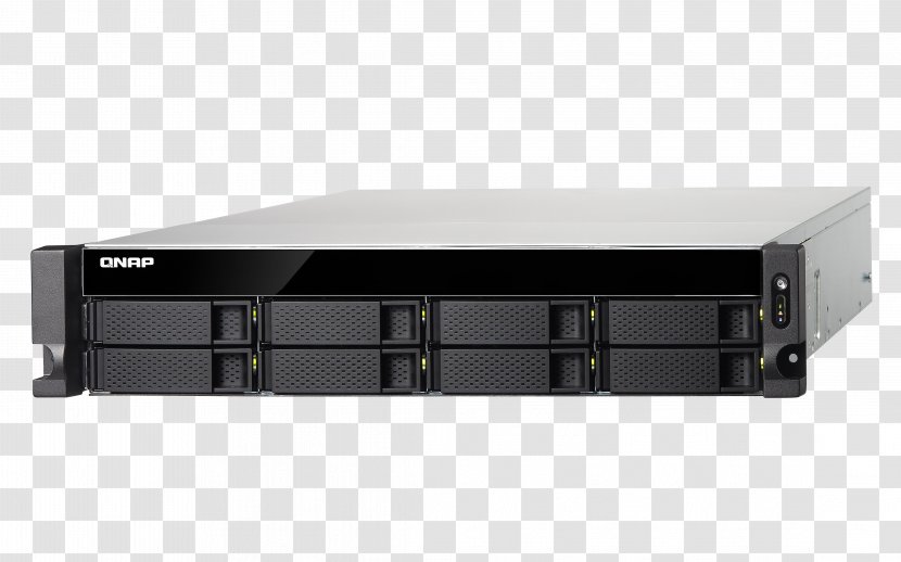 Network Storage Systems QNAP TS-853BU-RP 19-inch Rack Hard Drives RAID - Tape Drive - Multimedia Transparent PNG