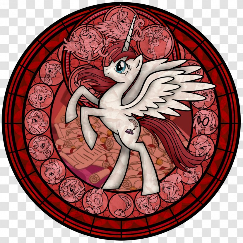 Pony Rainbow Dash Pinkie Pie Stained Glass Art - Watercolor Transparent PNG