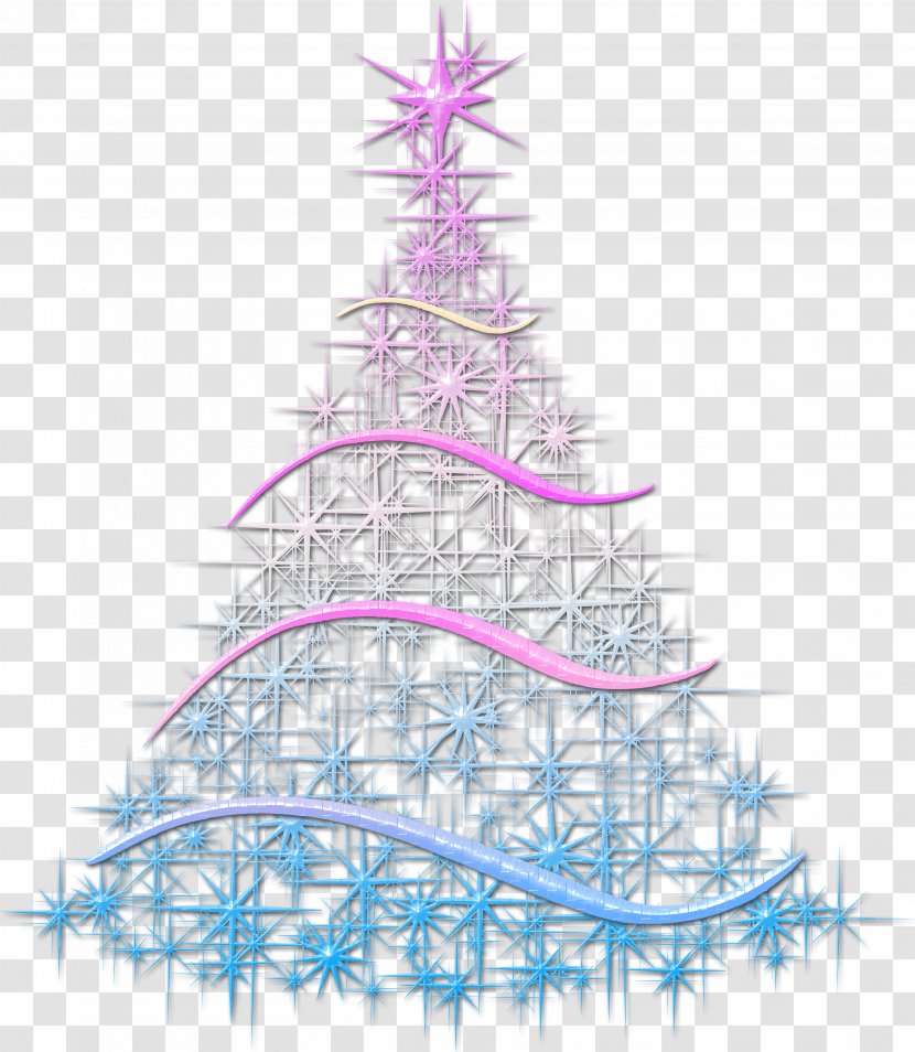 Clip Art - Pine Family - Christmas Tree Transparent PNG