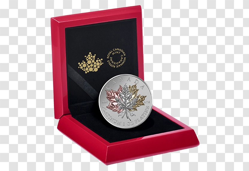 Canadian Gold Maple Leaf Canada Ounce Platinum Transparent PNG