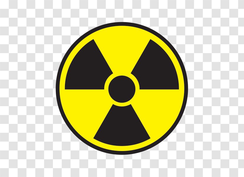 Radiation Hazard Symbol Radioactive Decay Biological - Yellow Transparent PNG