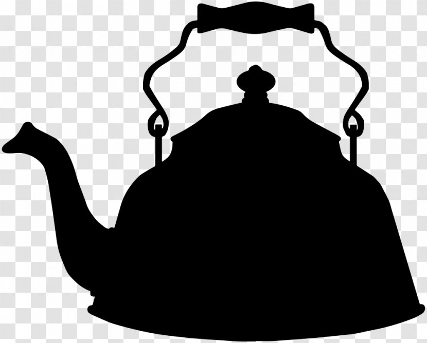 Teapot Silhouette Clip Art - Monochrome - Tea Transparent PNG