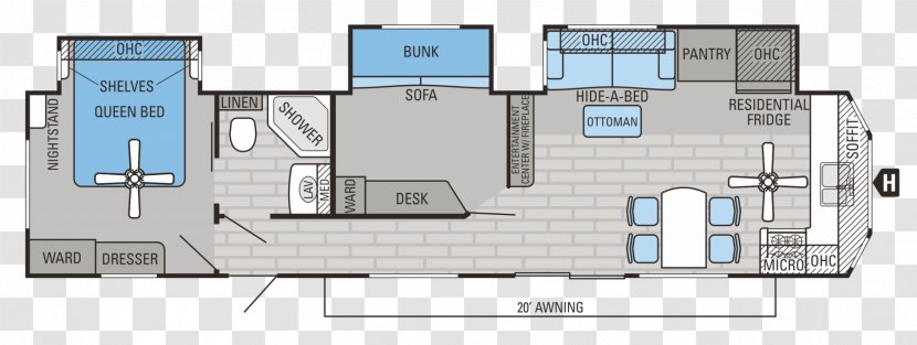 Caravan Campervans Floor Plan House Mobile Home Transparent PNG