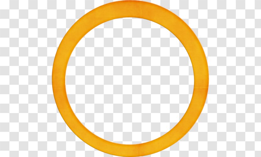 Picture Frame Download Computer File - Yellow - Round Transparent PNG