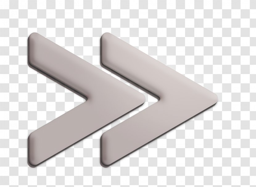 Arrow Icon Forward Front - Metal Logo Transparent PNG