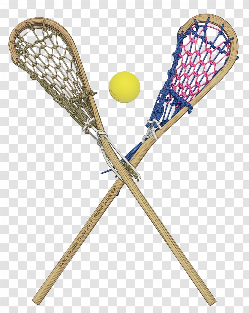 Lacrosse Stick Background - Wooden Field - Ball Net Transparent PNG