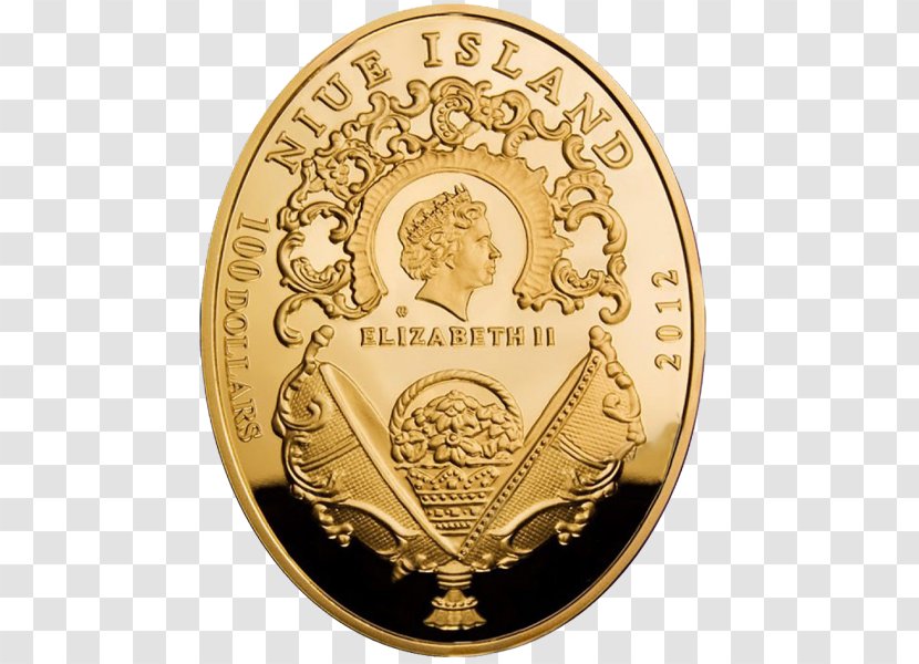 Coin Moscow Kremlin Imperial Coronation Gold Tsarevich - Medal - Fabergé Egg Transparent PNG