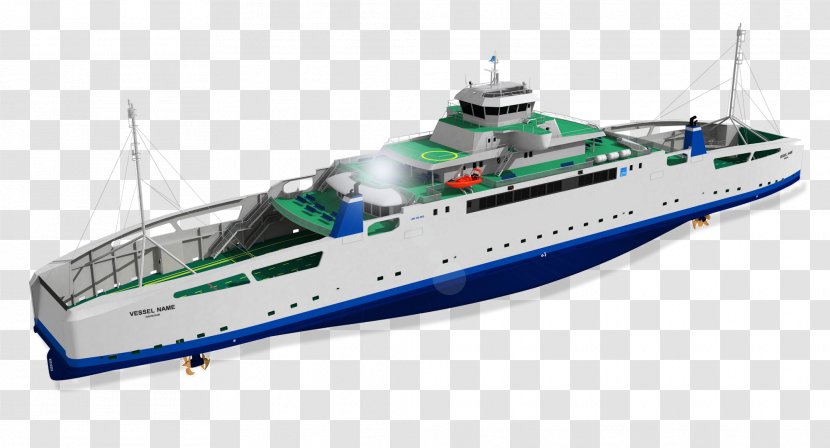Ferry Passenger Ship Roll-on/roll-off - Rollonrolloff Transparent PNG
