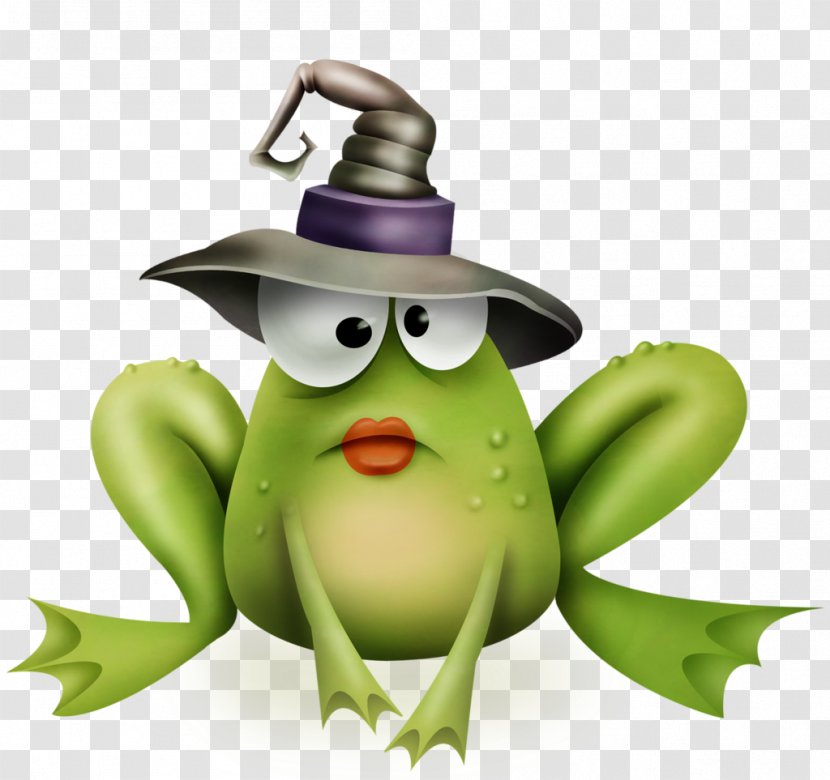 Tree Frog Witchcraft Halloween - Cartoon Transparent PNG