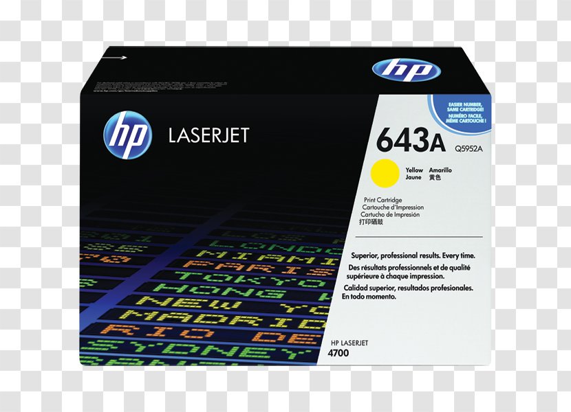 HP LaserJet 4700 Hewlett-Packard Color 4700n Toner Cartridge Ink - Printer - Hewlettpackard Transparent PNG