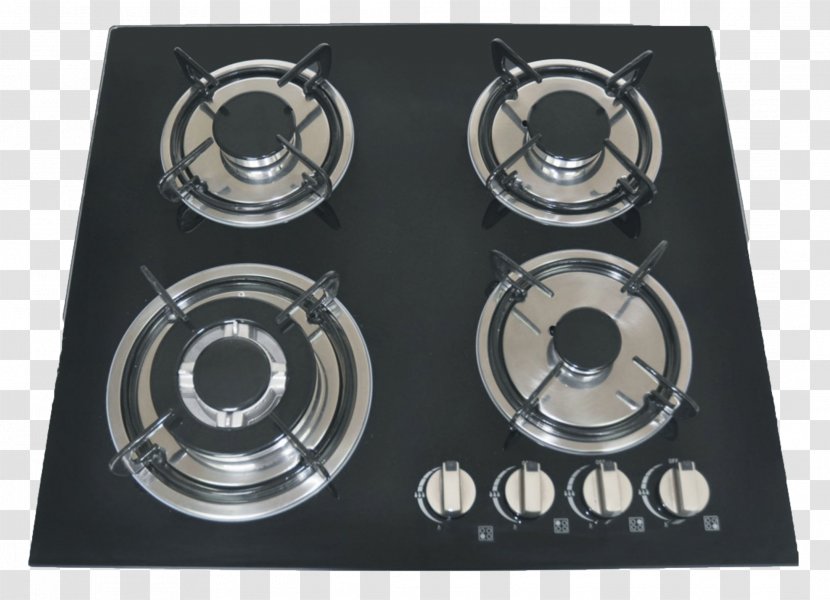 Gas Stove Cast-iron Cookware Glass Cooking Ranges Cast Iron - Hardware Transparent PNG