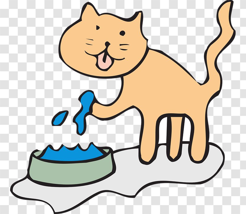 Cat Kitten Drinking Clip Art - Scalable Vector Graphics - Water Cliparts Transparent PNG