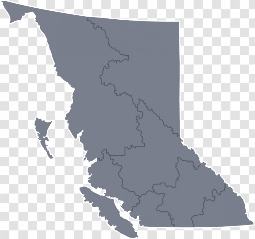 Vancouver Kootenays Okanagan Region Electoral District - Geography Of British Columbia - Map Transparent PNG