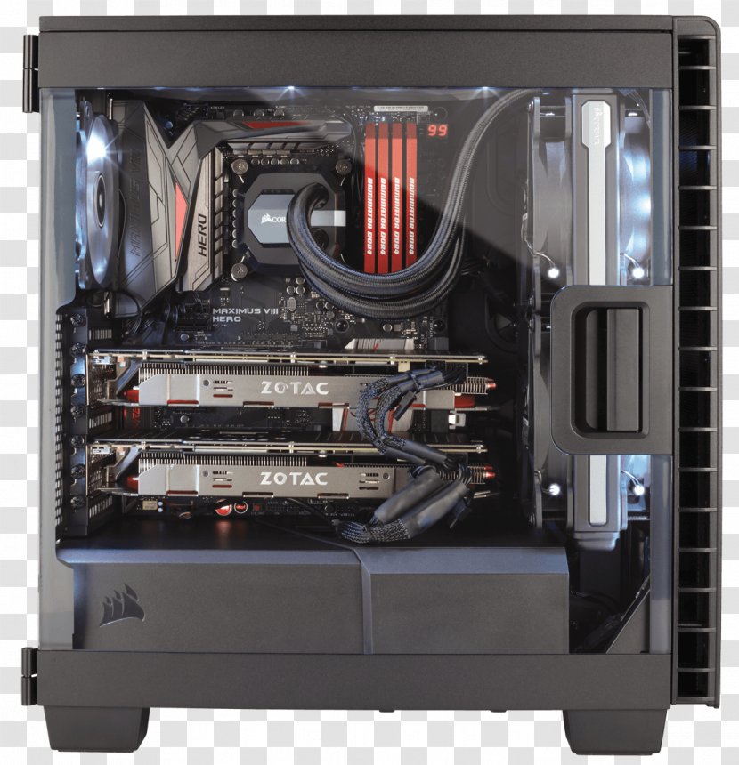 Computer Cases & Housings ATX Corsair Components System Cooling Parts Personal - Desktop Computers Transparent PNG