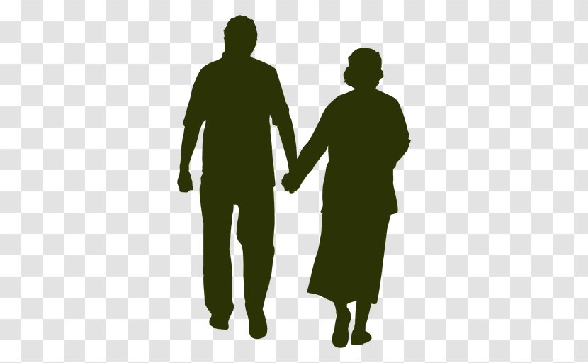 Silhouette Person - Stock Footage - Grandparents Vector Transparent PNG