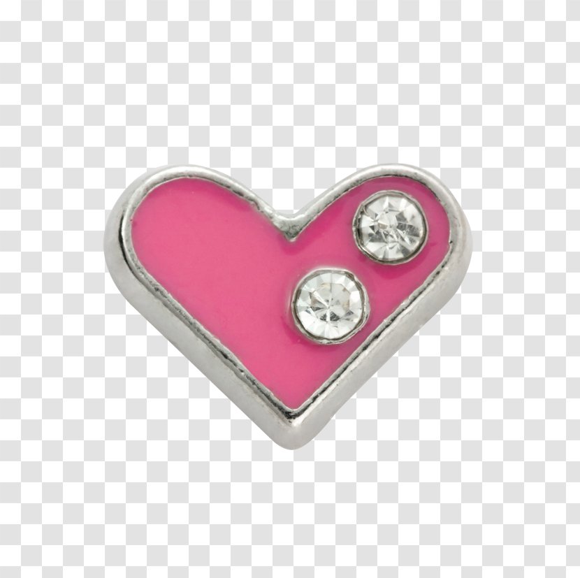 Locket Body Jewellery Silver Magenta Transparent PNG