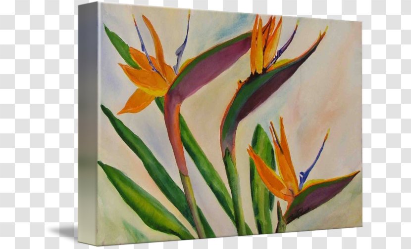 Acrylic Paint Watercolor Painting Modern Art Flower Still Life - Architecture Transparent PNG