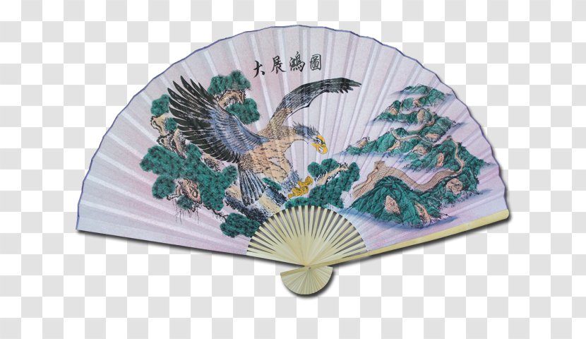 Hand Fan Paper Chinese Wall - Folding Transparent PNG