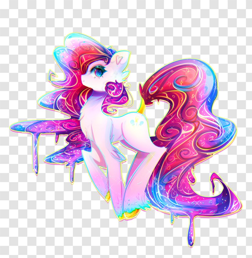Pinkie Pie Drawing Illustration Fluttershy Horse - My Little Pony Transparent PNG