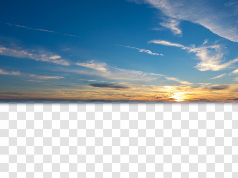 Sky Terrain Coast Sunset Sunrise - Cloud - Blue Transparent PNG