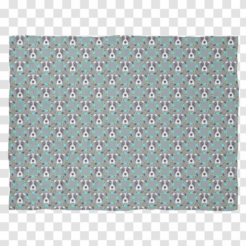 Pit Bull Blanket Rectangle Green - Place Mats Transparent PNG