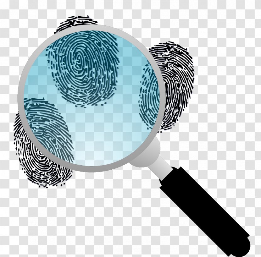 Download Fingerprint Clip Art - Free Content - Vector Magnifying Glass Transparent PNG