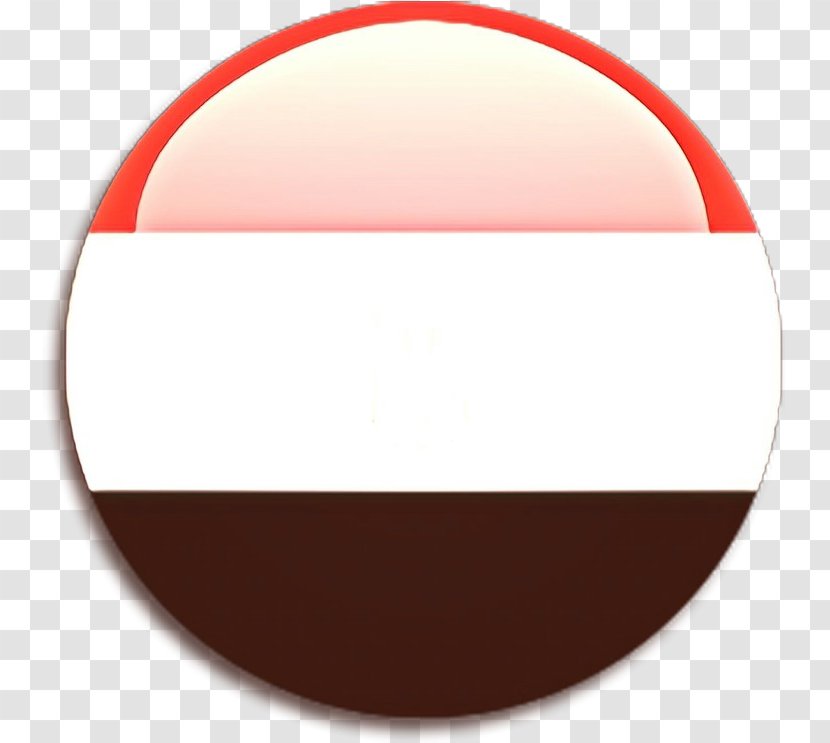 Red Circle - Beige Sticker Transparent PNG