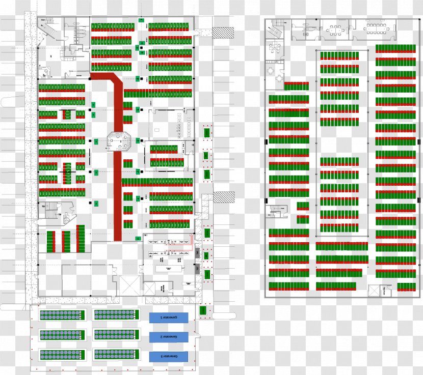 Floor Plan Data Center - Brand - Lease Transparent PNG