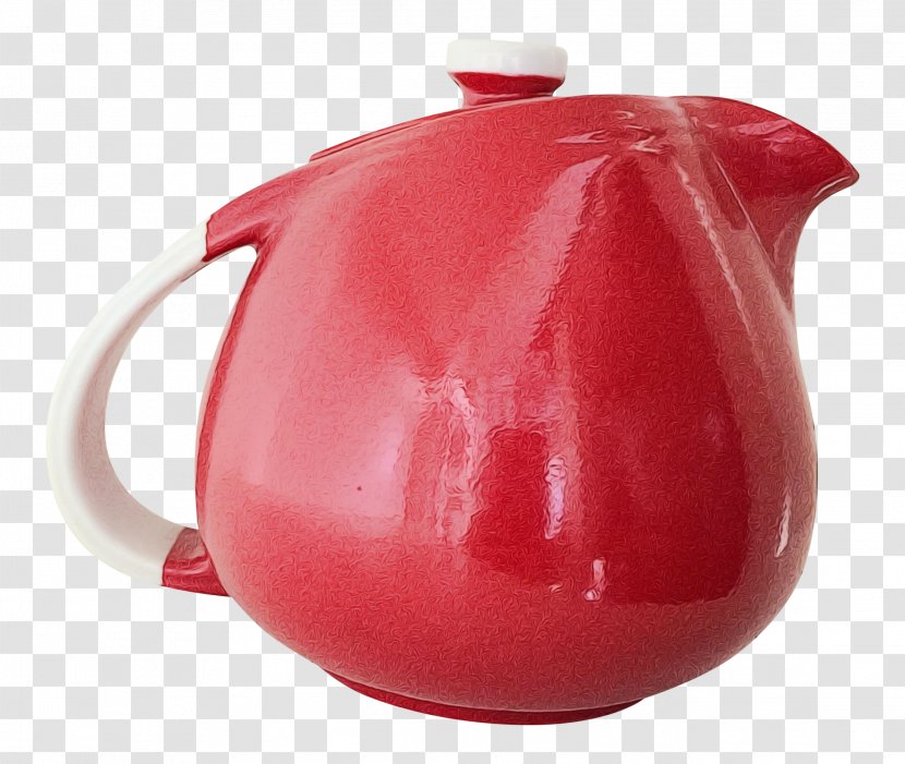 Red Background - Tableware - Pottery Drinkware Transparent PNG