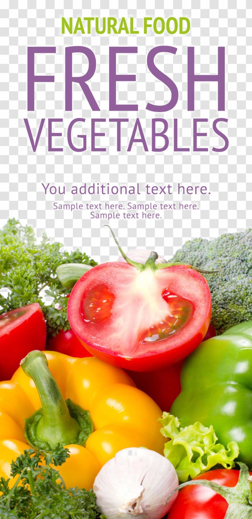 Leaf Vegetable Fruit Tomato - Fresh Vegetables Poster Design Transparent PNG