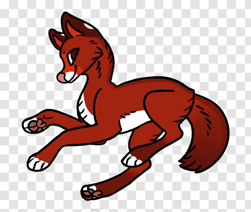 Red Fox Mustang Mane Dog Clip Art Transparent PNG