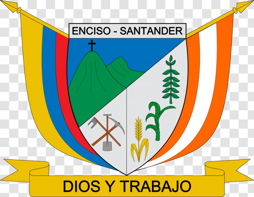 Enciso, Santander Escudo De Flag Of Department Departments Colombia Symbol - Escutcheon Transparent PNG