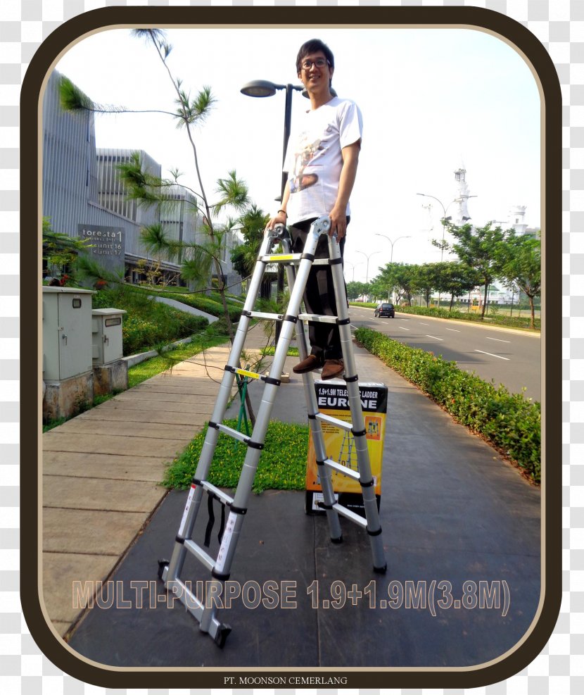 Aluminium Ladder Foot Stairs Vehicle Transparent PNG