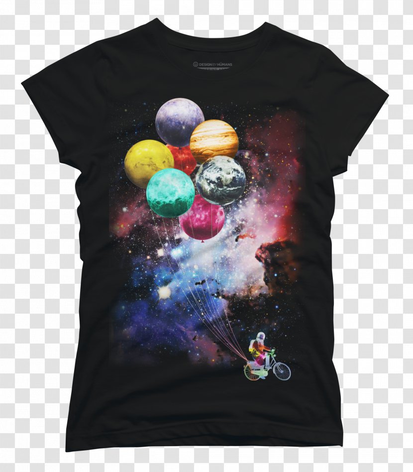 Printed T-shirt Sleeveless Shirt Design By Humans - Online Shopping - Spaceman Transparent PNG