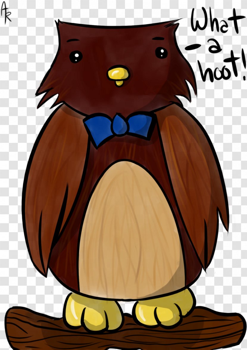 Owl Bird Beak Cartoon - Flightless Transparent PNG