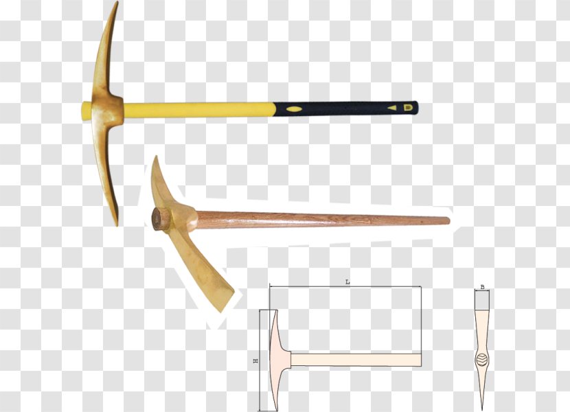 Pickaxe Gardening Forks Line Agriculture - Weapon Transparent PNG