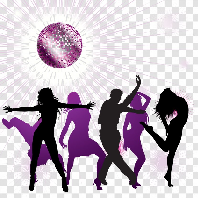 Disco Ball Nightclub Dance - Entertainment - Ray Concert Poster Vector Crystal Transparent PNG