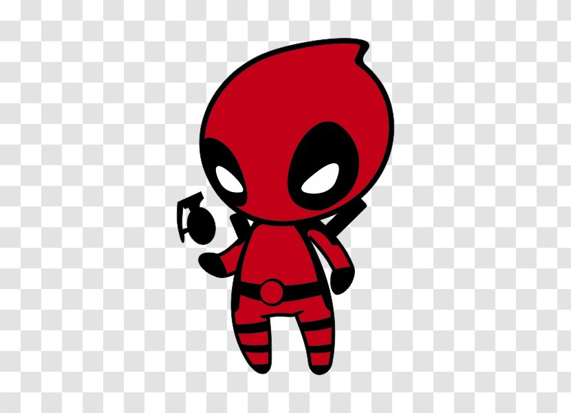 Deadpool Character Sticker - Silhouette Transparent PNG
