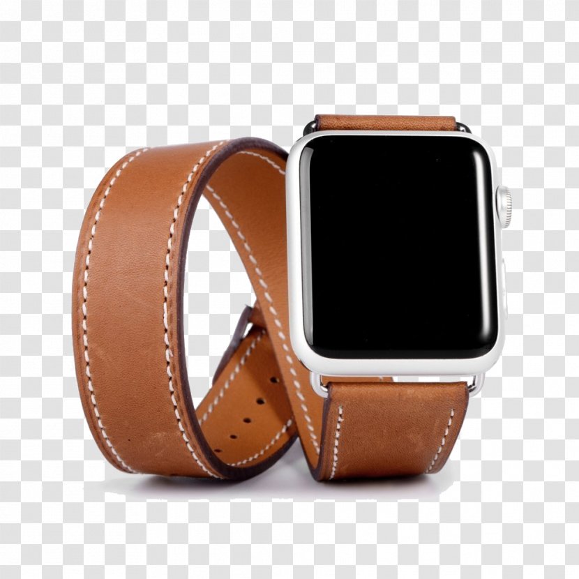 Apple Watch Series 3 Strap Leather Transparent PNG